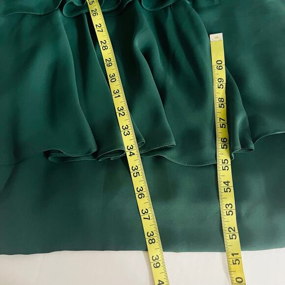 Gigi By Gillian Green Layered Spagetti Strap Dress Size 6 NWT - Picture 6 of 7